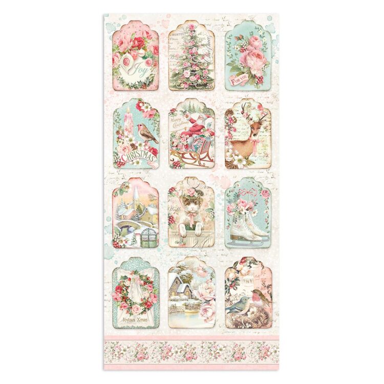 STAMPERIA PINK CHRISTMAS COLLECTABLES SBBV09 - Изображение 17
