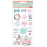 STAMPERIA CHRISTMAS ROSE КАРТОНЕНИ ФИГУРКИ 17 БР. DFLCB44