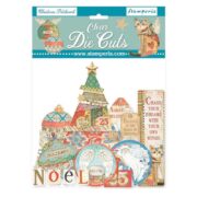 STAMPERIA CHRISTMAS PATCHWORK CLEAR DIE CUTS 51 БР. DFLDCP08