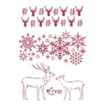 STAMPERIA WINTER TALES УНИВЕРСАЛЕН ШАБЛОН KSG478