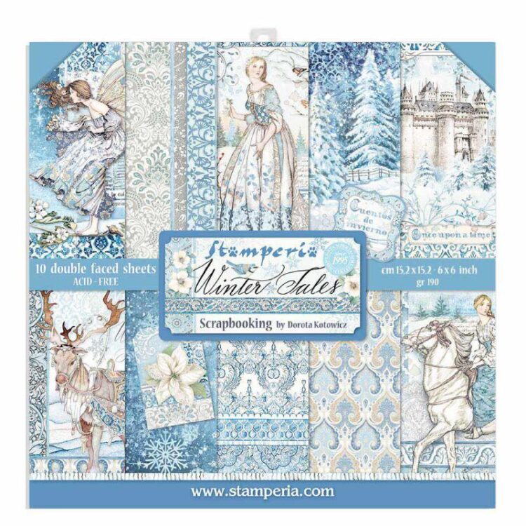 full_SBBXS04_1 STAMPERIA WINTER TALES БЛОКЧЕ ХАРТИЯ 15,2/15,2 СМ - SBBXS04 - Изображение 1