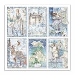 STAMPERIA WINTER TALES БЛОКЧЕ ХАРТИЯ 15,2/15,2 СМ - SBBXS04 - Изображение 8