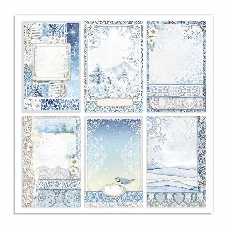 STAMPERIA WINTER TALES БЛОКЧЕ ХАРТИЯ 15,2/15,2 СМ - SBBXS04 - Изображение 7