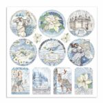 STAMPERIA WINTER TALES БЛОКЧЕ ХАРТИЯ 15,2/15,2 СМ - SBBXS04 - Изображение 5