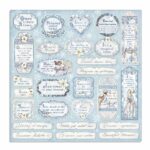 STAMPERIA WINTER TALES БЛОКЧЕ ХАРТИЯ 15,2/15,2 СМ - SBBXS04 - Изображение 2