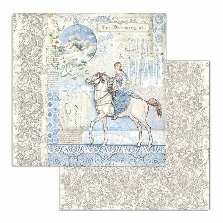 STAMPERIA WINTER TALES БЛОКЧЕ ХАРТИЯ 15,2/15,2 СМ - SBBXS04 - Изображение 18