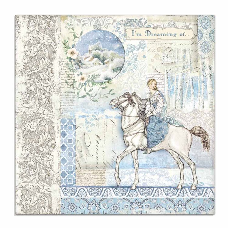 STAMPERIA WINTER TALES БЛОКЧЕ ХАРТИЯ 15,2/15,2 СМ - SBBXS04 - Изображение 17
