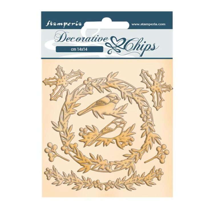 STAMPERIA ROMANTIC CHRISTMAS БИРЕН КАРТОН 14/14СМ SCB101 - Изображение 1