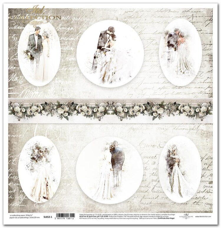 SL0852 ITD COLLECTION ДИЗАЙНЕРСКИ КАРТОН 31/32 - SL0852 - Изображение 1