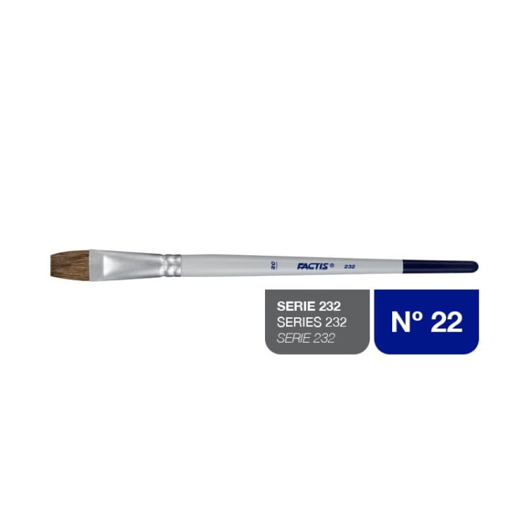 FACTIS ЧЕТКА ПОНИ ПЛОСКА №22 F0423222 - Изображение 1