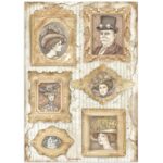 STAMPERIA VAGABOND LIFESTYLE ДЕКУПАЖНА ХАРТИЯ А4 - DFSA4644