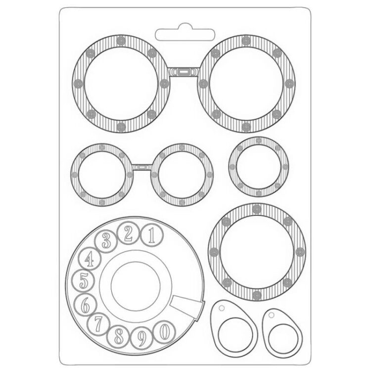 full_K3PTA5602_1 STAMPERIA LADY VAGABOND SOFT MOULD A5 K3PTA5602 - Изображение 1