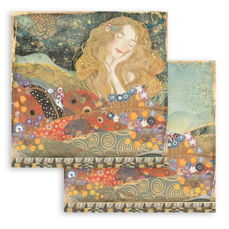 full_SBB834_1 STAMPERIA KLIMT ДИЗАЙНЕРСКИ КАРТОН 30,5/30,5 СМ - SBB834 - Изображение 1