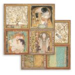 STAMPERIA KLIMT ДИЗАЙНЕРСКИ КАРТОН 30,5/30,5 СМ - SBB835