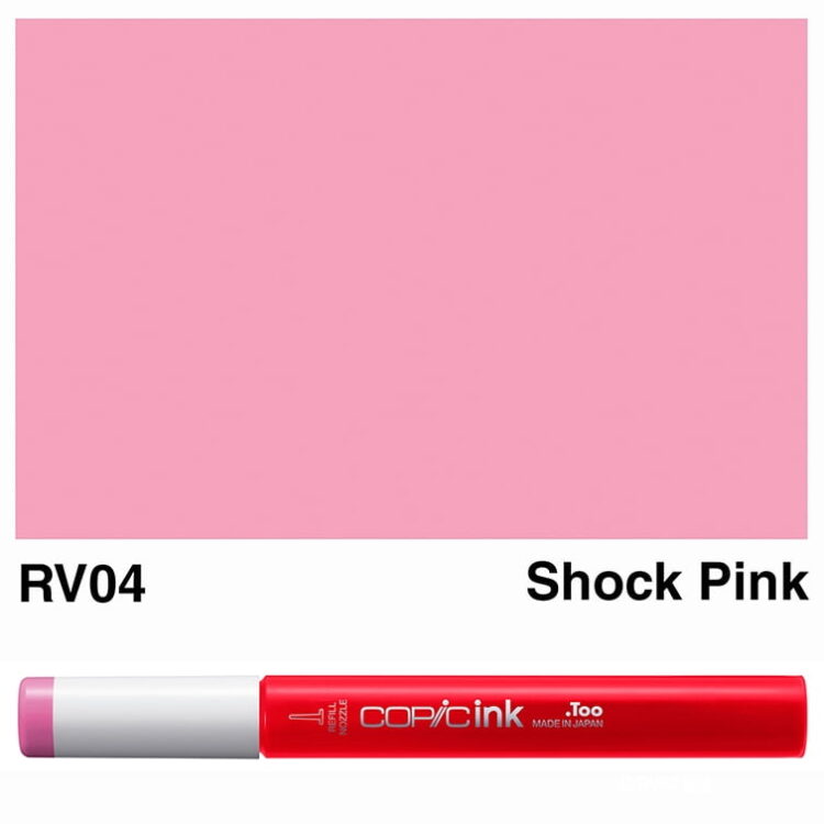 0032144_copic-ink-rv04-shock-pink-12ml COPIC INK 12 ML - RV-04 - Изображение 1