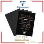 CLAIREFONTAINE СКИЦНИК ETIVAL BLACK A5, 300 ГР. 15 Л - Изображение 3