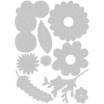 SIZZIX THINLITS ЩАНЦИ ЗА ИЗРЯЗВАНЕ - BOLD FLOWERS - Изображение 2