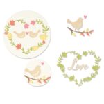 SIZZIX THINLITS ЩАНЦИ ЗА ИЗРЯЗВАНЕ - MINI LOVE BIRDS - Изображение 3