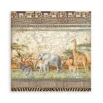 STAMPERIA SAVANA БЛОКЧЕ ХАРТИЯ 20,3/20,3 СМ - SBBS57 - Изображение 10