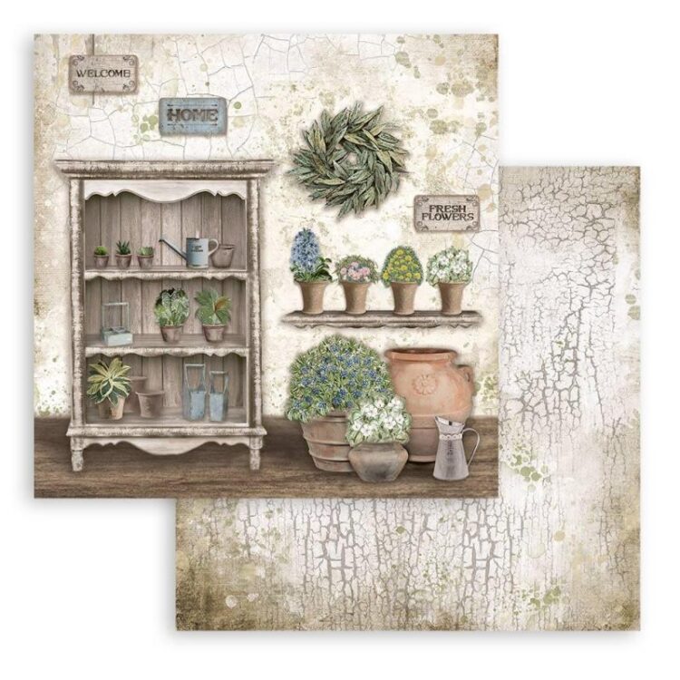 STAMPERIA GARDEN HOUSE КАРТОН 30,5/30,5 СМ - SBB860 - Изображение 1