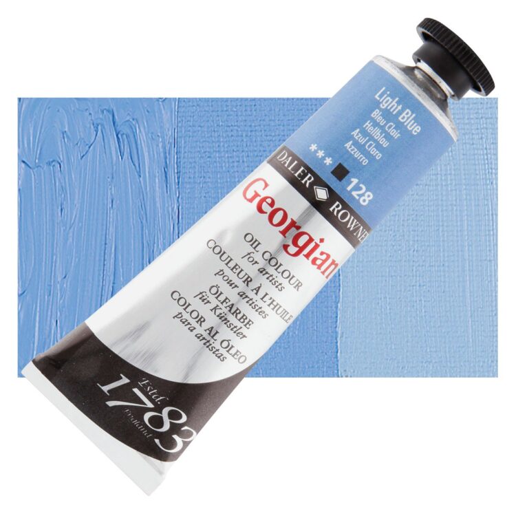 DALER ROWNEY МАСЛЕНА БОЯ GEORGIAN 38 МЛ. - LIGHT BLUE - Изображение 1
