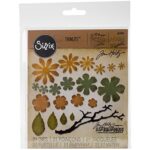 SIZZIX THINLITS ЩАНЦИ ЗА ИЗРЯЗВАНЕ - SMALL TATTERED FLORALS