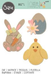 SIZZIX BIGZ L ЩАНЦИ ЗА ИЗРЯЗВАНЕ - BUNNY, CHICK AND EGG