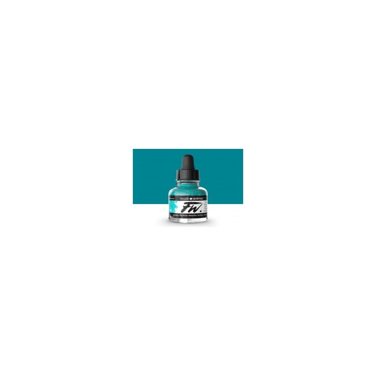 DALER ROWNEY АКРИЛЕН ТУШ FW 29,5 МЛ - TURQUOISE 160029145 - Изображение 3