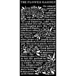 STAMPERIA GARDEN OF PROMISES STENCIL-ШАБЛОН 12Х25СМ- KSTDL61