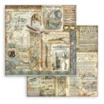 STAMPERIA VAGABOND AVIATOR БЛОКЧЕ ХАРТИЯ 30,5/30,5СМ-SBBL113 - Изображение 26