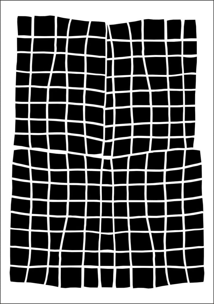 DAILY ART УНИВЕРСАЛЕН ШАБЛОН А5 HAND DRAWN GRID DA17ST0174 - Изображение 1