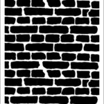 DAILY ART УНИВЕРСАЛЕН ШАБЛОН А5 OLD BRICK WALL DA17ST0178