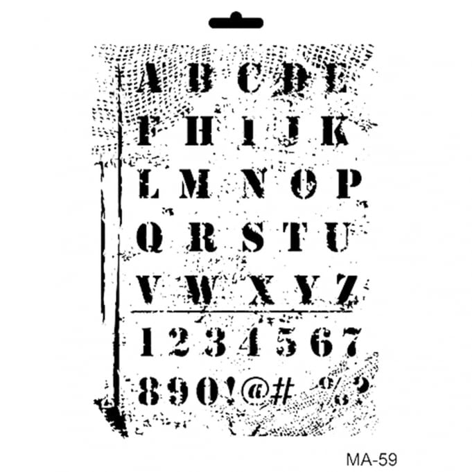 ma59-mix-media-stencil CADENCE УНИВЕРСАЛЕН ШАБЛОН 21/29 - MA-59 - Изображение 1