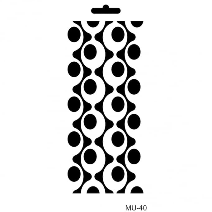mu40-mix-media-stencil CADENCE УНИВЕРСАЛЕН ШАБЛОН 10/25СМ. - MU-40 - Изображение 1