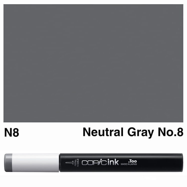 COPIC INK 12 ML - N-8 - Изображение 1