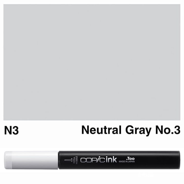 COPIC INK 12 ML - N-3 - Изображение 1