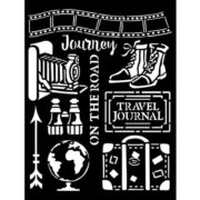 STAMPERIA OUR WAY MEDIA STENCIL - ШАБЛОН 20 Х 25СМ - KSTD113