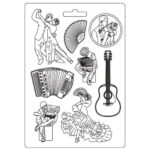 STAMPERIA DESIRE STAMPO MAXI 21/29,7 - PVC МОЛДОВЕ K3PTA4545