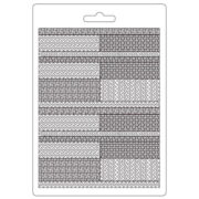 STAMPERIA BAUHAUS TEXTILE PATTERN SOFT MOULD A5 K3PTA5629