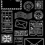 STAMPERIA POSTCARD MEDIA STENCIL - ШАБЛОН 20Х25 СМ - KSTD110