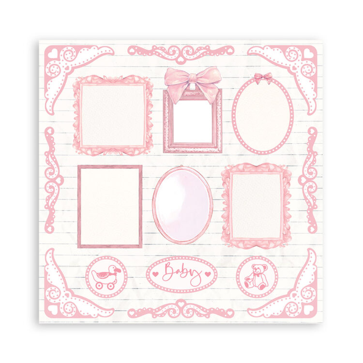 STAMPERIA BABYDREAM PINK БЛОКЧЕ ХАРТИЯ 30,5/30,5СМ - SBBL107 - Изображение 33