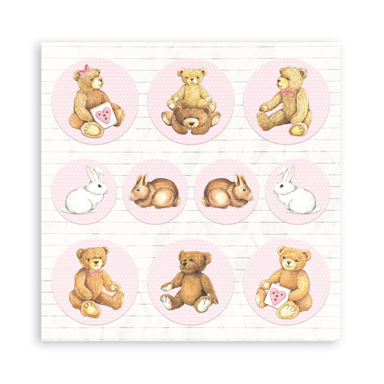 STAMPERIA BABYDREAM PINK БЛОКЧЕ ХАРТИЯ 30,5/30,5СМ - SBBL107 - Изображение 2