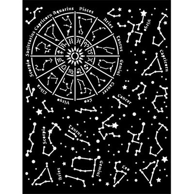 KSTD116_1 STAMPERIA COSMOS INFINITY STENCIL - ШАБЛОН 20Х25СМ - KSTD116 - Изображение 1