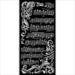 STAMPERIA HAPPINESS STENCIL - ШАБЛОН 12 Х 25 СМ - KSTDL67