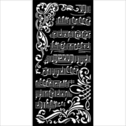 STAMPERIA HAPPINESS STENCIL - ШАБЛОН 12 Х 25 СМ - KSTDL67
