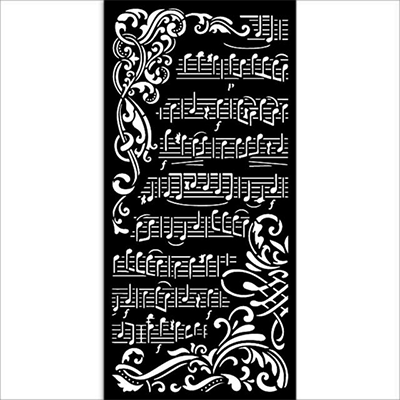 KSTDL67_1 STAMPERIA HAPPINESS STENCIL - ШАБЛОН 12 Х 25 СМ - KSTDL67 - Изображение 1