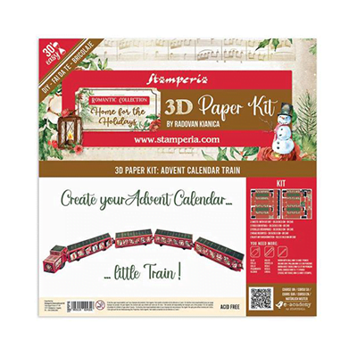 SBPOP16_1 STAMPERIA HOME FOR THE HOLIDAYS POP UP KIT 3D - SBPOP16 - Изображение 1