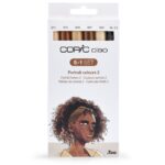 COPIC CIAO КОМПЛЕКТ - 5+1 PORTRAIT COLOURS 2