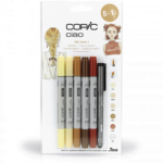 COPIC CIAO КОМПЛЕКТ - 5+1 HAIR TONES 1