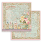 STAMPERIA ROSE PARFUM ДИЗАЙНЕРСКИ КАРТОН 30,5/30,5СМ- SBB910